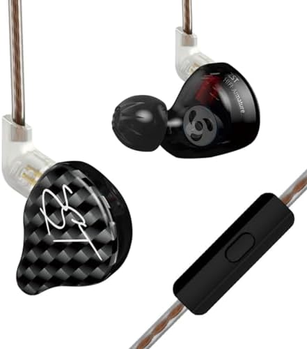 Experience Unmatched Audio Fidelity with Keephifi KZ ZVX In-Ear Monitor Earphones – 10 mm Dual Cavity Dynamic Driver, Premium Metal Shell, Detachable 2-Pin Silver-Plated Cable, and Integrated Mic for Audiophiles and Musicians – Superior Sound Quality and Comfortable Fit for All-Day Listening
