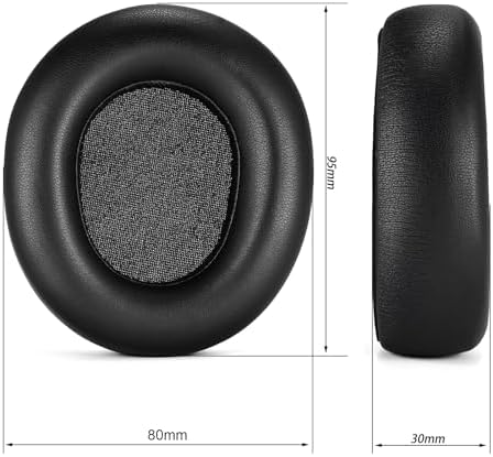 Upgrade Your Sound with Ultra-Soft Replacement Earpads for Steelseries Arctis Nova Pro Wireless Headphones – Luxurious Leather Ear Cushions for Superior Comfort, Enhanced Sound Isolation, and Effortless Installation in Sleek Black Finish