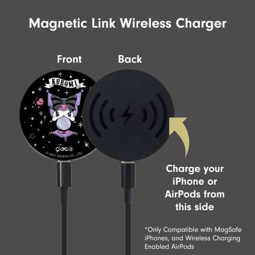 Sonix x Sanrio Hello Kitty & Care Bears Magnetic Mag Safe Charger for i Phone 12-16 Series | 6.5 ft USB-C Fast Wireless Charging Cable | Stylish, Playful, and Efficient Power Solution for Your Device