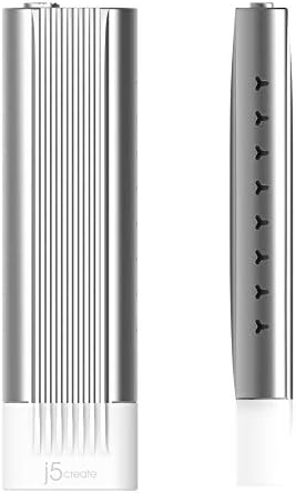 Transform Your Storage Experience with j5 create USB-C to M.2 NVMe SSD Enclosure – Achieve Lightning-Fast 10 Gbps Data Transfer via USB 3.1 Gen 2, Thunderbolt 3 Compatible Adapter for 2230, 2242, 2260, 2280 M.2 SSDs – Tool-Free Setup with Included 12” Cable for Effortless Connectivity and Enhanced Workflow Efficiency!