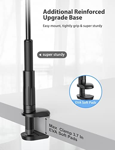 Transform Your Tablet Experience with the Ultimate Gooseneck Adjustable Stand Holder – Ideal for i Pad, Samsung Tab, Kindle & More (4.7″-12.9″) – Hands-Free Comfort for Bed, Couch, and Office Use with Flexible Arm Design