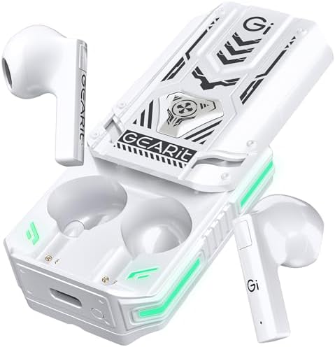 GEARit Ultimate True Wireless Bluetooth Earbuds – Premium Ergonomic In-Ear Headphones with Advanced Noise-Canceling Mic and Sleek RGB Charging Case – Perfect for Active Lifestyles, Business Calls, and Daily Use – Water-Resistant Design Optimized for i Phone & Android – Immerse Yourself in Superior Sound Quality with Cutting-Edge Bluetooth 5.3 Connectivity GEARit Ultimate True Wireless Bluetooth Earbuds – Premium Ergonomic In-Ear Headphones with Advanced Noise-Canceling Mic and Sleek RGB Charging Case – Perfect for Active Lifestyles, Business Calls, and Daily Use – Water-Resistant Design Optimized for i Phone & Android – Immerse Yourself in Superior Sound Quality with Cutting-Edge Bluetooth 5.3 Connectivity