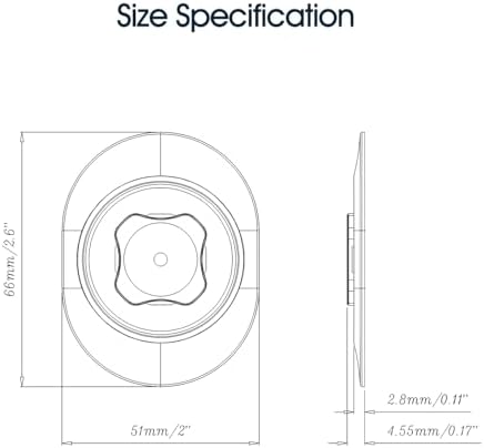 Sincetop Premium Silicone Phone Adapter for C-Series – Effortless Installation, Unmatched Stability, and Longevity – Universal Compatibility for 1 st & 2 nd Generation Mounts – Elevate Your Mobile Navigation Experience