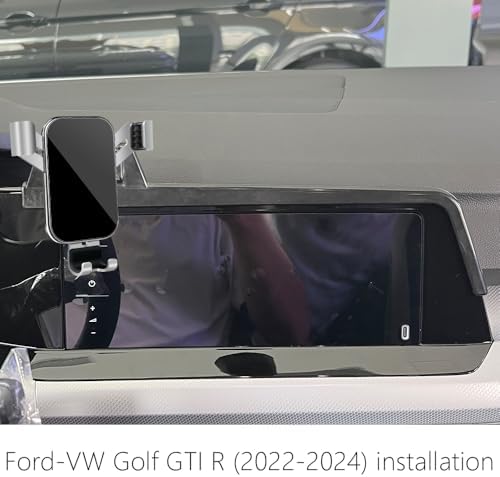 LUNQIN Premium Car Phone Holder for Volkswagen Golf GTI & Golf R (2015-2021) – Secure Smartphone Mount for Navigation & Hands-Free Calls – Effortless Installation, Adjustable Cradle for All Devices, Perfect for Charging, Enhances Driving Safety and Convenience