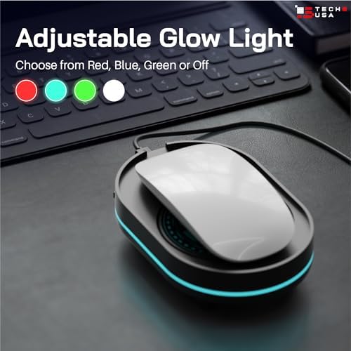 Revolutionize Your Workflow with the TECH8 USA Mouse Mover – Undetectable Jiggler for Laptops & PCs, Plug-and-Play Convenience, Random Movement Patterns, Patented Technology, Fun 3 D Hologram Alien Design, Enhanced Compatibility for Seamless Productivity, Perfect Work from Home Accessory