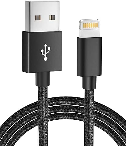 Apple MFi Certified Lightning to USB Adapter Cable – High-Speed Data Transfer & Rapid Charging OTG Cord for i Phone 14, 13, 12, 11 Pro Max, XS, XR, X, 8, 7, 6 S, 6 Plus, SE, 5 S, 5 C, i Pad Mini, Air & Pro – Durable Design for Enhanced Performance and Compatibility