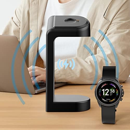 Smartwatch Charging Dock for Fossil Gen 6/5/5 E/4 & MK MKGO Runway – 5 Ft Cable, Enhanced Speed & Elegant Design for Effortless Accessory Experience