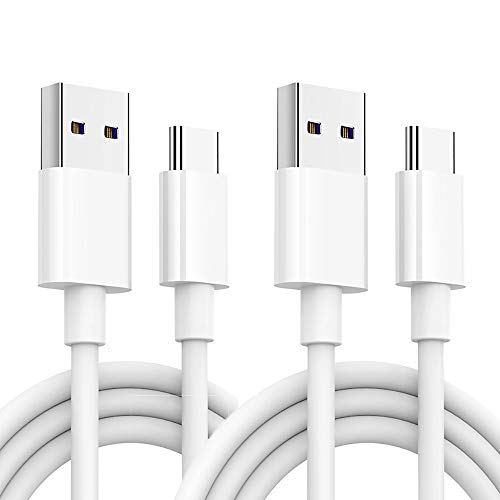 3-Pack 6 ft USB A to USB C Charging Cable Set for i Pad Pro 12.9, Samsung Galaxy S20/S10/S9/S8 Plus, Note 20/10/9/8, Moto G7/G8, Google Pixel 5/4/3 – High-Speed Performance & Universal Compatibility for All Your Devices