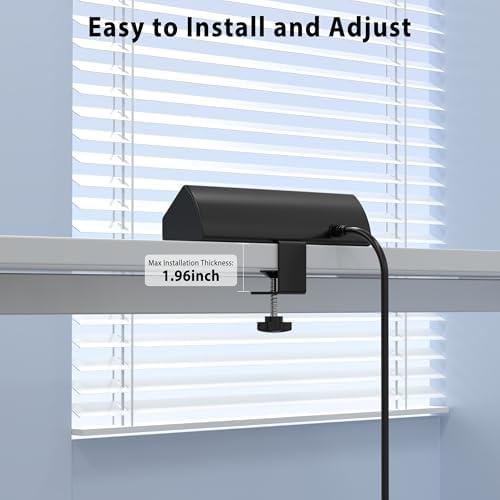 Maximize Efficiency with the 45 W Desk Clamp Charging Station – 4 PD USB-C Ports & 5 AC Outlets, ETL Listed Surge Protector for Ultimate Device Protection, 14 AWG Heavy-Duty Cord, Secure Fit for 1.9″ Tabletops (Black, 6 FT Cable) – Your All-in-One Power Solution for Home and Office
