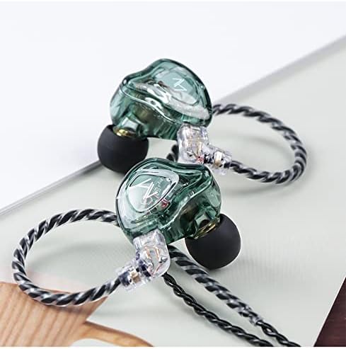 FEDAI TRN MT1 High-Fidelity In-Ear Monitor Earbuds – Premium 10 mm Dynamic Driver Technology, Detachable Cable for Customization, Built-in Microphone for Effortless Calls, Sleek Black Design for Audiophiles and Everyday Use – Unmatched Sound Quality and Versatile Device Compatibility