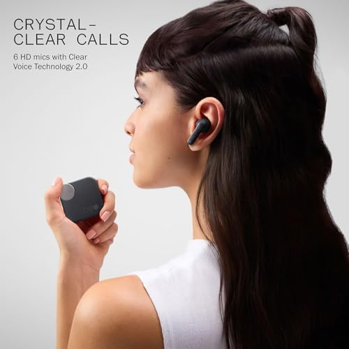 CMF Buds Pro 2 Wireless Earbuds – Superior Hi-Res LDAC Audio with 50 d B Hybrid Noise Cancellation and Ultra Bass for Dynamic Sound, Seamless Bluetooth 5.3 Connectivity, 43 Hours of Playtime with Compact Charging Case, Enhanced Six HD Microphone System for Optimal Call Clarity, Stylish Dark Grey Finish Perfect for Modern Audiophiles