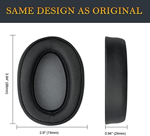 Premium SOULWIT Replacement Earpads for Sony WH-H900 N & MDR 100 ABN – Noise Isolation Foam Cushions in Vibrant Green for Enhanced Audio Experience and Comfort – Perfect Fit Over-Ear Headphone Accessories with Quick Installation for Long Listening Sessions
