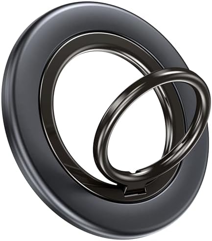 Crea Dream Magnetic Phone Ring Holder Set for Mag Safe – 360° Rotating Grip Stand with Dual-Sided Kickstand for i Phone 16, 15, 14, 13 Series – Enhanced Stability & Versatile Viewing Experience