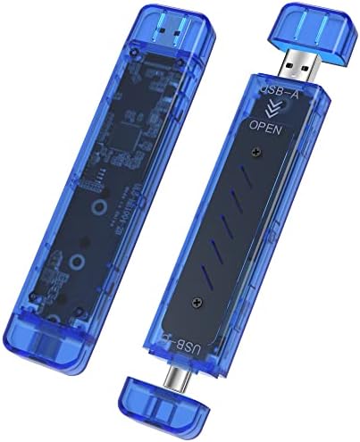 Ultra-Fast M.2 NVMe SSD Enclosure – Tool-Free USB 3.2 Gen 2 Adapter with 10 Gbps Transfer Rate, Compatible with PCIe SATA NGFF B+M Key Drives – Robust Aluminum Design for Efficient Storage Solutions and Enhanced Performance