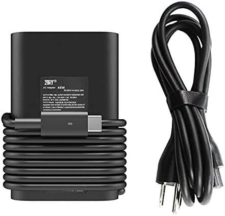 Upgrade Your Power: 45 W USB-C Laptop Charger for Dell XPS and Latitude Models – Fast, Reliable, and Compatible Replacement for Enhanced Performance – Safe Charging with Smart Protection Features – Ideal for Professionals and Students on the Go