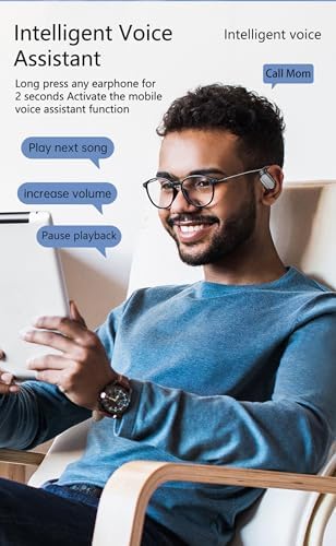 Cutting-Edge True Wireless Earbuds Model 25 – Bluetooth 5.3 Sport Headphones with IP7 Waterproof Rating, Touch Control for Effortless Playback, Built-in Mic for Hands-Free Calls, and LED Power Display for Battery Monitoring, Perfect for Active Lifestyles