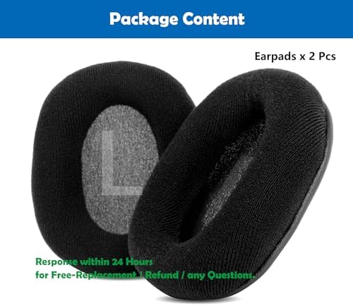 Transform Your Audio Experience with Avantree HT280 Premium Soft Memory Foam Earpads – Comfortable Fabric Cushions for Enhanced Sound Quality and Longevity, Ideal Replacement for Wireless Headphone Accessories