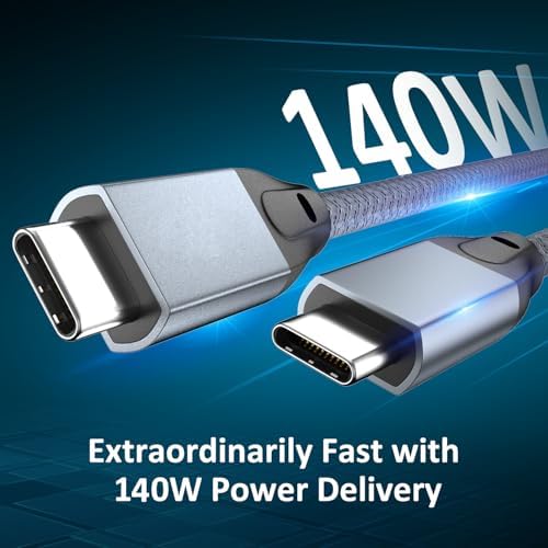 Experience High-Speed Connectivity with Use Bean USB C to USB C Cable – 100 W Fast Charging & 20 Gbps Data Transfer – 15 FT Dual Pack for Mac Book Pro, Galaxy S25 Ultra, i Pad Mini 6, and More – Enhanced 4 K Video Output for Ultimate Performance and Compatibility