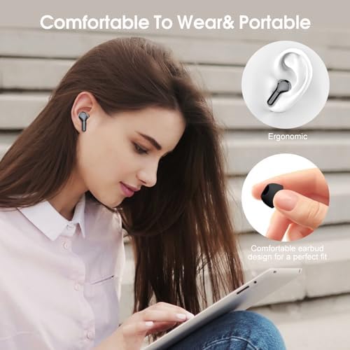 Elevate Your Sound Experience with Premium Wireless Earbuds – Advanced Bluetooth 5.4, Hi-Fi Stereo Audio, and ENC Noise Cancellation for Crystal-Clear Calls, IP7 Waterproof Design for Active Lifestyles, 48-Hour Playtime with LED Battery Display, Chic Rose Gold Finish for Everyday Elegance in Sports and Leisure