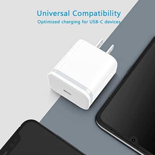 20 W USB C Charger Block 3-Pack – High-Speed Type-C Wall Plug for i Phone 6-16, i Pad & More – Portable Power Adapter for Fast Charging – Durable & Compact Design for Travel Convenience – Efficient Charging Solution for Modern Devices