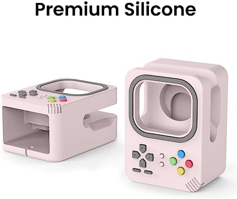 Delidigi Silicone Charging Dock for Apple Watch – High-Speed, Secure and Portable Stand for Ultra, SE2, Series 8-1 (49 mm-38 mm) – Stylish Dark Grey Design Ensuring Stability and Effortless Charging Convenience