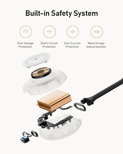 Compact Wireless Apple Watch Charger – 1200 m Ah Magnetic Power Bank for On-the-Go Charging, Compatible with Series 9/8/7/6/SE/5/4 – Sleek Keychain Accessory for Effortless Power Management and Travel Versatility