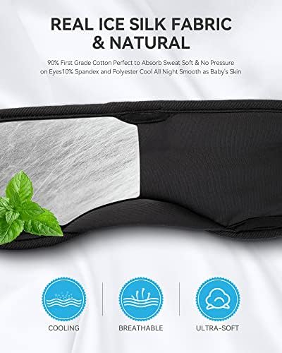 Transform Your Sleep Experience with the MUSICOZY Bluetooth Sleep Mask – Premium Wireless Eye Cover Featuring Built-In Earbuds for Ultimate Comfort, Perfect for Side Sleepers, Office Relaxation, and Travel – Advanced Bluetooth 5.4 Connectivity for Effortless Pairing and High-Quality Sound, Ideal Tech Gift for Anyone Seeking Restful Slumber.