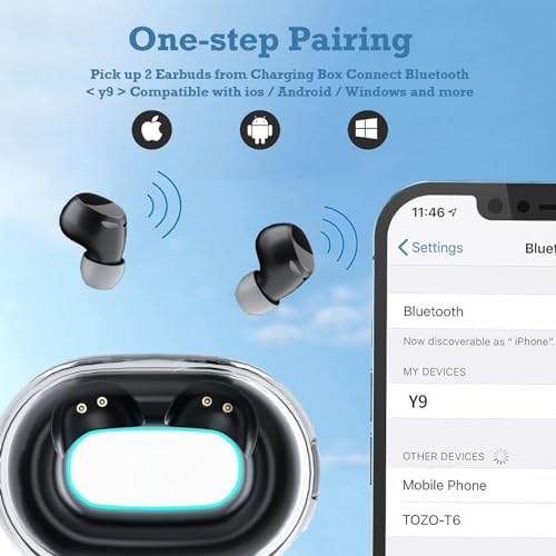 Invisible Mini Bluetooth Earbuds for Small Ear Canals – Discreet Skin Tone Design for Seamless Comfort in Sleep and Active Lifestyles – Lightweight, Sweat-Resistant with Superior Audio Clarity and Effortless Pairing – Perfect Companion for Travel and Daily Use