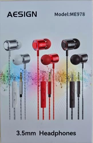 Experience Superior Sound with Premium 3-Pack Wired Earbuds – Ultra-Lightweight In-Ear Headphones with Microphone for Seamless Use Across Laptops, Tablets & MP3 Players – Advanced Noise Isolation for Distraction-Free Listening – Ideal for Fitness, Commuting, and Everyday Audio Enjoyment – Integrated Volume Control for Effortless Adjustments