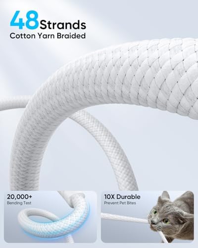 SUNGUY USB C Android Auto Cable 1FT[5Pack], 10Gbps USB C 3.1 Gen2 USB A to USB C Data Transfer Cable, 3A Fast Charging USB Type C Cord for iPhone 16 15 Pro/Pro Max/Plus, Samsung Galaxy S24, Pixel – Enhanced Compatibility and Speed