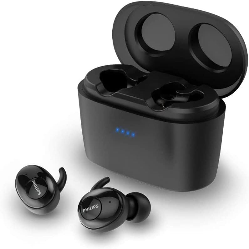 Philips Black Wireless In-Ear Earbuds with Fast Charging Case – Superior Sound Quality, Long-Lasting Comfort, and Seamless Bluetooth Connectivity for Active Lifestyles Philips Black Wireless In-Ear Earbuds with Fast Charging Case – Superior Sound Quality, Long-Lasting Comfort, and Seamless Bluetooth Connectivity for Active Lifestyles