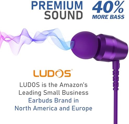 LUDOS OMNITONE USB-C Earbuds – Rich Sound Quality & Comfortable Fit for i Phone 16 & Samsung Galaxy S24 – Noise-Canceling Technology, Ergonomic Design, 5-Year Warranty – Turquoise – Perfect for Music, Gaming, and Calls with Quick USB-C Connectivity and Wide Device Compatibility