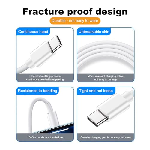 10-Pack YCWZZH USB A to USB C Charging Cables – Fast Charging and Data Transfer for i Phone 15, 16 Pro Max, i Pad Pro 11, Air 5, Mini 6 – 5 ft Durable Car Play Compatible Cords for Home and On-the-Go Connectivity