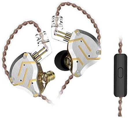 High-Fidelity KZ ZS10 PRO Noise-Isolating Earbuds with Detachable 2-Pin Cable – Superior Five-Driver Sound Clarity in Sleek Sand Black Design for Audiophiles and Casual Listeners Alike