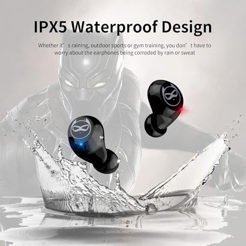 Adorable Kids’ Wireless Earbuds with Bluetooth 5.0 – Waterproof Sport Stereo Earphones for Seamless Connectivity and Enhanced Audio Experience – Perfect for Music, Gaming, and Learning on i Phone/Android – Fun, Durable Design with Noise Reduction and Built-in Mic
