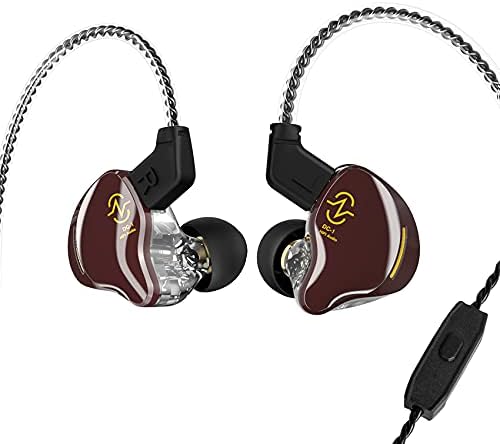 Transform Your Soundscape with CCZ Melody Hybrid Driver Wired Earbuds – Premium In-Ear Monitors Featuring High-Definition Microphone for Unmatched Call Clarity, Ergonomic Fit for Extended Comfort, and Versatile Device Compatibility – Ideal for Active Lifestyles and Conference Calls