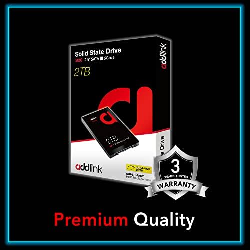 Elevate Your Gaming and Productivity with Addlink S20 512 GB SATA III Internal SSD – Experience Blazing Fast 500 MB/s Read Speed for PS4, Laptops, and PCs, Effortlessly Enhance Performance and Expand Storage Capacity Today!