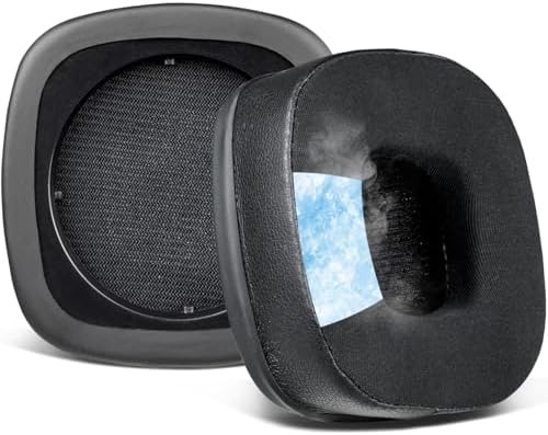 Upgrade Your Marshall Major I/II/III/IV/V Headphones with SOULWIT Cooling Gel Ear Pads – Premium Noise Isolation Cushions for Ultimate Comfort and Enhanced Sound Quality in Sleek Black Gold Design