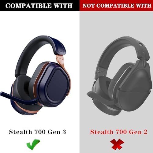 Transform Your Turtle Beach Stealth 700 Gen 3 Gaming with Premium Cooling Gel Earpads – Ultimate Comfort with Memory Foam and Ice Silk for Extended Play Sessions and Enhanced Performance