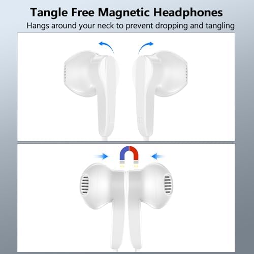 Premium USB-C Earbuds with Noise Cancellation – Comfortable Sports Earphones for i Phone 16 & Android – Built-in Mic and Remote Control for Effortless Calls and Music – Exceptional Sound Clarity for Commuting, Workouts, and Relaxation – Lightweight Design for All-Day Comfort – Compatible with Samsung Galaxy S25, S24 Plus, and More