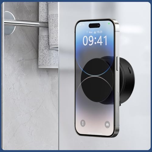 Revolutionize Your Driving Experience with the Electric Vacuum Magnetic Car Phone Mount – 360° Rotating Holder for Optimal Viewing, Universally Compatible with All Phones, Strong Suction for Smooth Surfaces, Effortless Installation & Enhanced Safety in Every Journey – Sleek Black Design for Any Car Interior