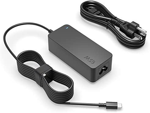 Lenovo Laptop Charger – Universal 65 W/45 W USB-C Fast Charging Adapter for Think Pad, Yoga, Chromebook & More – UL Certified Safety & Flawless Compatibility – Enhance Productivity with Quick Power-Up – 12-Month Guarantee Included