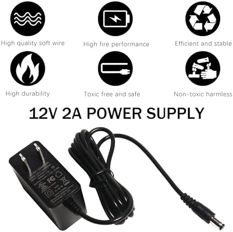 12 V High-Efficiency Power Supply Adapter – Versatile AC to DC Converter for LED Lighting and Low-Voltage Applications – 3 A Compact Design with Advanced Safety Features for Reliable Performance and Easy Installation