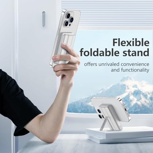 Azmuth Slim Magnetic Power Bank – 10,000 m Ah Wireless Charger with 22.5 W Fast Charging & Digital Display, Perfect for Mag Safe i Phone 16/15/14/13/12 Series – Lightweight, Portable Battery Pack for Seamless Charging on the Go