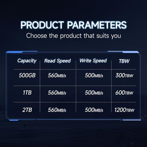 Transform Your Computing with the S102 Pro 500 GB SATA SSD – High-Speed 2.5″ Internal Solid State Drive for Lightning-Fast Performance, Up to 560 MB/s, Featuring SLC Cache and 3 D NAND TLC for Ultimate Durability and Rapid Heat Dissipation – Perfect Upgrade for Laptops and Desktops, Boosting Storage and Efficiency!