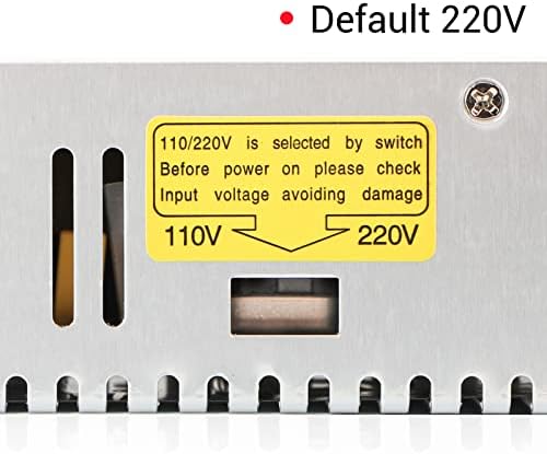 DROK 24 V Adjustable Power Supply – High-Efficiency AC to DC Converter for Reliable Power Delivery, 20 A 480 W Regulated Adapter Perfect for Computer Labs and Versatile Electronic Applications, Adjustable 5 V to 24 V Voltage Transformer for Enhanced Performance and Compatibility
