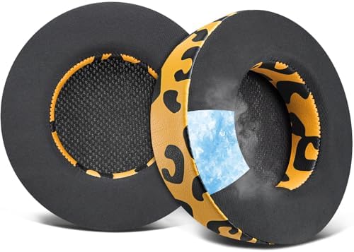 Upgrade Your Gaming Experience with SOULWIT Cooling Gel Ear Pads for Corsair Virtuoso RGB Wireless XT SE – Premium Noise Isolation Cushions for Enhanced Comfort and Performance, Ergonomically Designed for Long Sessions, Easy Installation, Sleek Black Finish