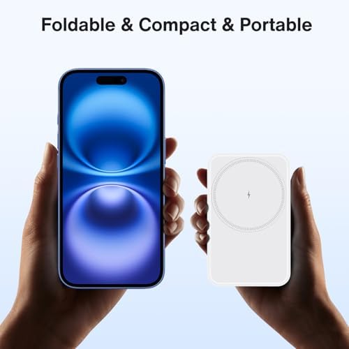 Foldable 3-in-1 Wireless Charging Station for Apple Devices – Fast Charge i Phone, Apple Watch & Air Pods with Enhanced Compatibility – Travel-Friendly Design with Adjustable Stand – Safe and Compact Charging Solution with 33 W PD Charger Included