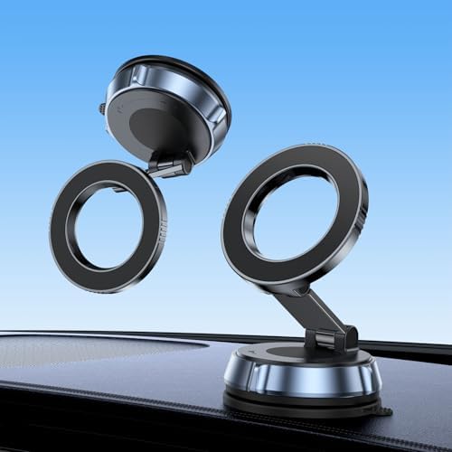 Ultimate Vacuum Magnetic Car Phone Holder: Innovative Suction Cup Mount for Hands-Free Navigation & Secure Smartphone Management – Compact, Durable, 360° Adjustable Design for Enhanced Road Safety & Universal Compatibility