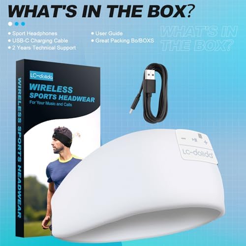 Discover the Ultimate Comfort with LC-dolida’s Bluetooth Sleep Headband – The Perfect Fusion of Relaxation and Functionality for Insomnia Relief and Active Lifestyles – USB-C Rechargeable, Soft Fabric, Ideal for Meditation, Yoga, Travel, and Workouts – Experience Seamless Connectivity with Bluetooth 5.4 and Enjoy High-Quality Sound while Blocking Out Distractions – Lightweight and Breathable Design for All-Night Wear – Elevate Your Sleep and Focus on Wellness with Our Dual-Function Sleep Mask and Headphones – A Thoughtful Gift for Yourself or Loved Ones Seeking Serenity and Comfort in Every Moment.